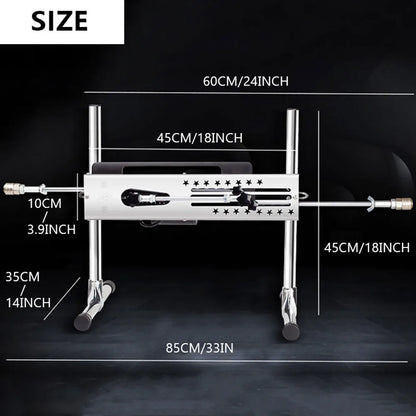120W Sex Machine For Women Men Adult Vibrator Strong Silent Motor 15cm Stroke Automatic Pumping Gun Dildo Vagina Masturbator