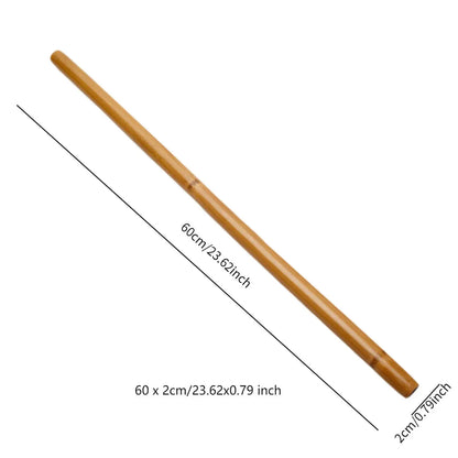 Bamboo Massage Sticks Massage Gua Sha Tools 60cm Portable Arms Shoulder Muscle Relaxation Full Body Beauty Shaping Accessory