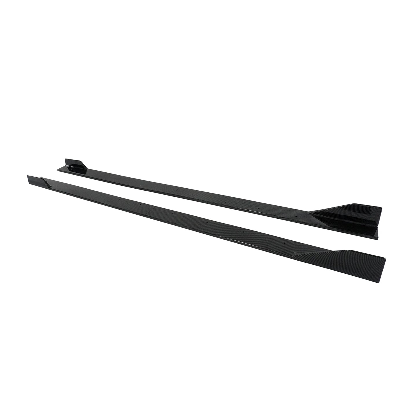 For Lexus Is300 Is350 Is500 2021-2025 A Pair of Car Side Skirt Extension Parts Accessories Matte Black Carbon Fiber Style