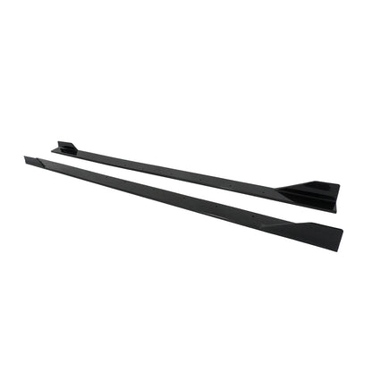 For Lexus Is300 Is350 Is500 2021-2025 A Pair of Car Side Skirt Extension Parts Accessories Matte Black Carbon Fiber Style