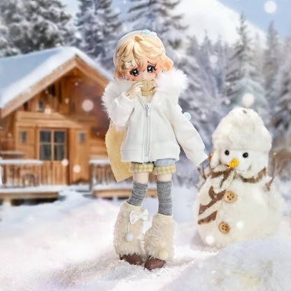 Genuine Mirai Dolls Boxed Furry Series 1/8 Action Figure Bjd Blind Box Anime Character Doll Model Desk Ornament Collect Toy Gift