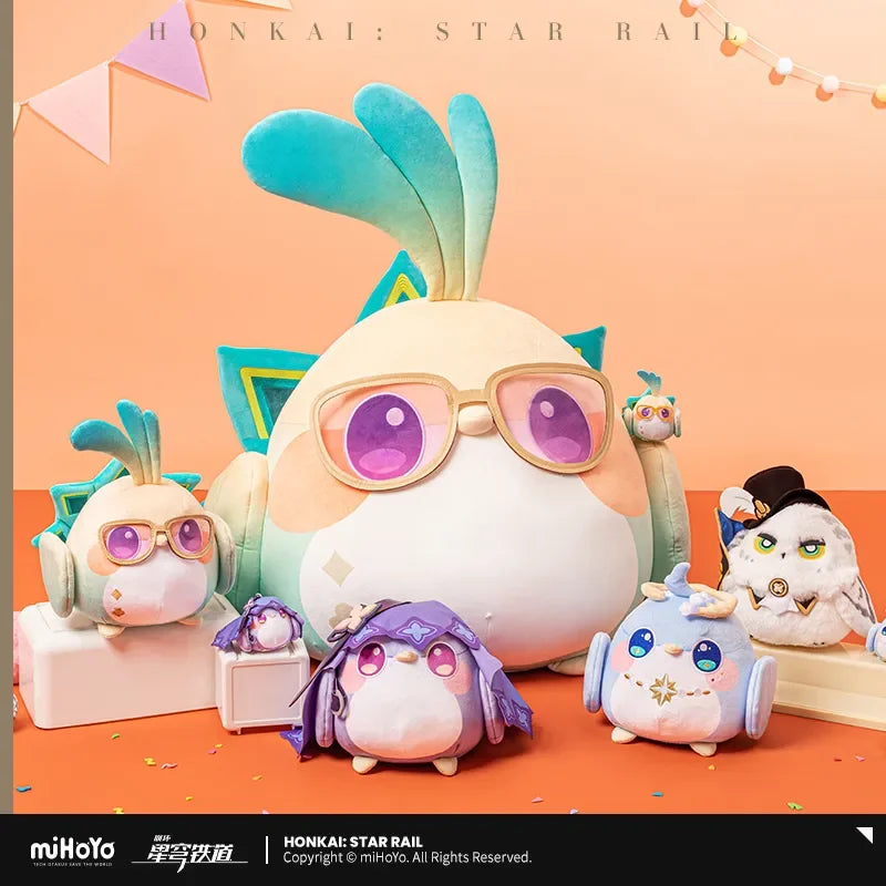 Sunsyea Honkai Star Rail Official Merch miHoYo Original Authentic JMDHKS Series Plush Doll Keychain Aventurine Borin