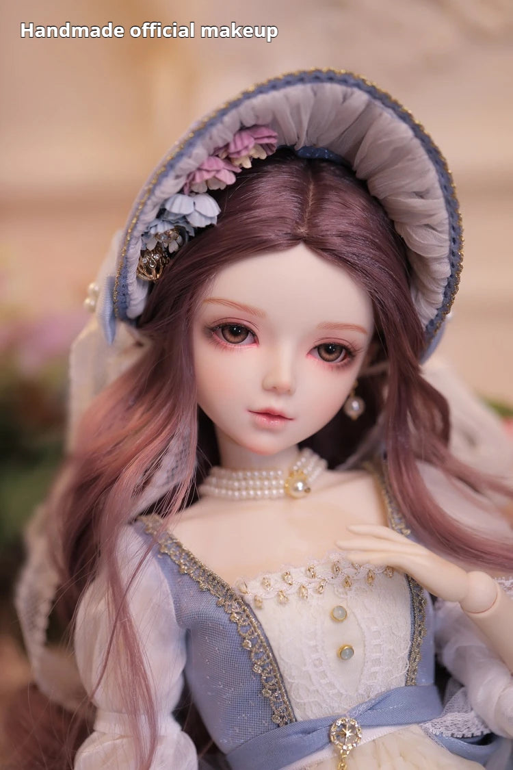 Daphne 1/3 Scale Mjd Ball Jointed Doll Full Set Moveable Two Tone Eyes Vintage Lace Dress Replaceable Outfit Adult Collection