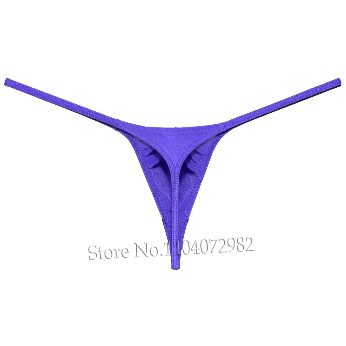 Men's Thong Underwear Contour Pouch Tangas Beach Bikini String Briefs Soft Shiny Smooth Male G-string Comfy Man Sissy Panties