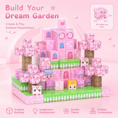 36-128 Pcs Magnetic Building Blocks Kids Magnetic Toys Cool Construction Toys Safe ABS Travel Set Xmas Halloween Gift
