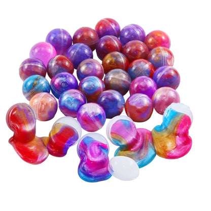 12pcs Creative Colorful Crystal Mud Starry Sky Diy Jelly Stress Relieving Mud Colorful Starry Sky Slime Plasticine Mud Toy Gift