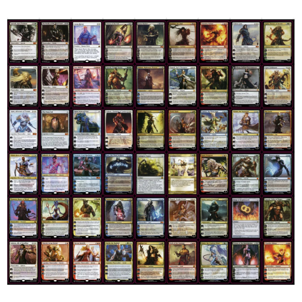 216 Pcs Black Core Cards P9 Dual Land Fetch Land Shock Lands  Proxy MTG Cards