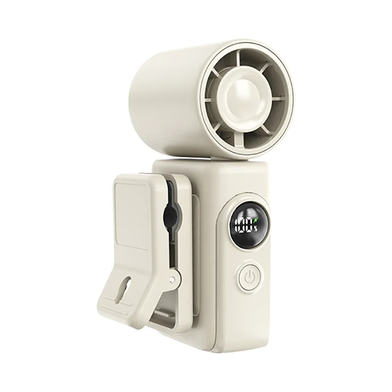 Mini Clip Fan Portable Handheld Fan USB Rechargeable Rotatable Mini Clip On Fan for Stroller Umbrella Personal Cooling Hand Fan
