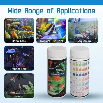 New Swimming Pool Aquarium Water PH Test Strips Aquarium Test Strip Freshwater Water Quality Fish Tank Test Strip PH Quality Kit