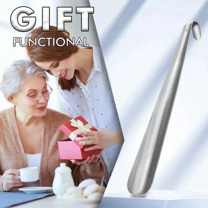 1Pcs Metal Extra Long Shoehorn Professional Shoe Wearer Shoes Lifter Shoes Spoon Lazy Does Not Bend Shoe Draw Helper Shoe Spoon