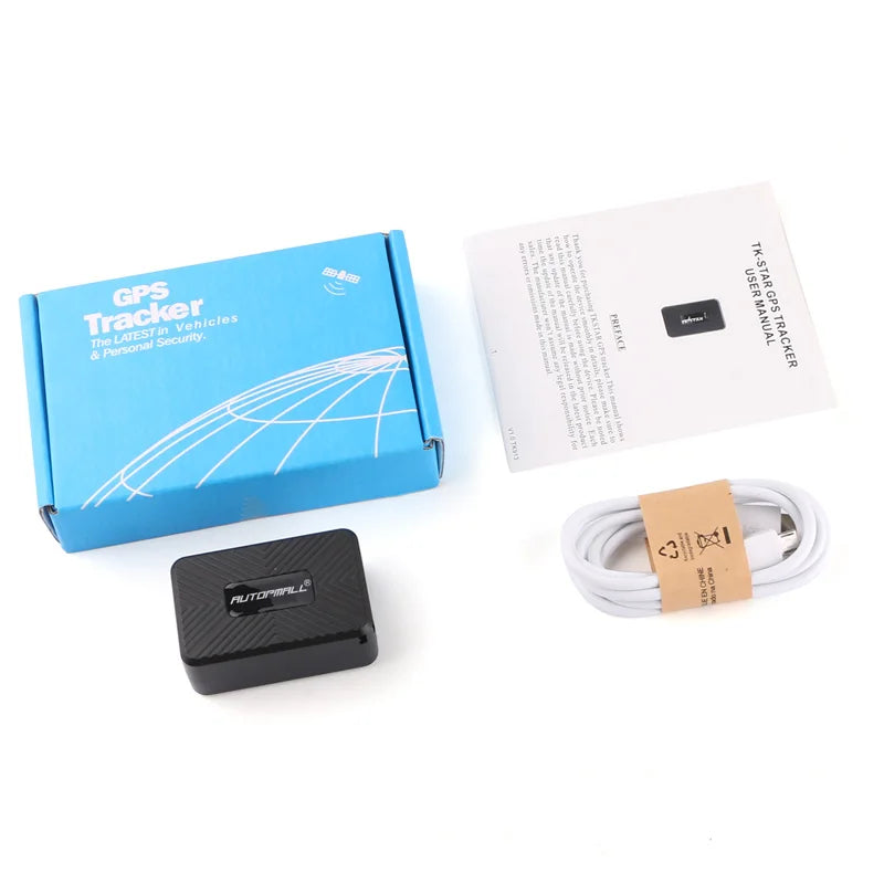 TKSTAR TK913 4G Mini GPS Tracker Strong Magnet 1500mAh Waterproof Car GPRS Locator Tracking Vehicle Auto Voice APP