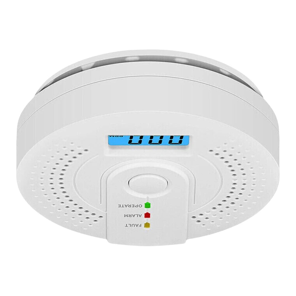 Digital Carbon Monoxide Detector Sound Warning Battery Powered CO Gas Monitor Alarm Detector Portable CO Detector Home Use