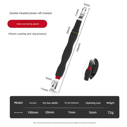 8" 60‑Degree Carbon Steel Electrical Disconnect Pliers Wire Plug Removal Tool for Auto Connectors Sensors Car Truck SUV Repair