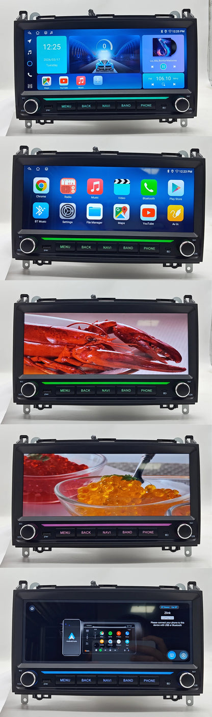 CarPlay Android auto Radio For Benz B200 W245 W169 2004-2016 Viano VITO W639 2006-2016 Car Intelligent System GPS Navigation 4G