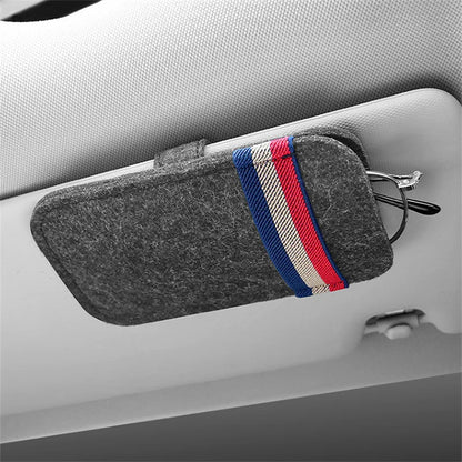 Car Sunglasses Organizer Bag Eyeglass Holder Glasses Storage Clip For Audi Bmw Auto Interior Organize Car Sunglasses Holder