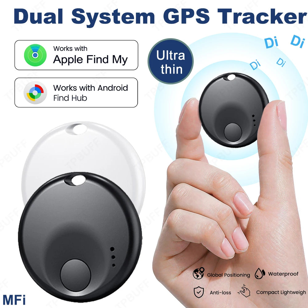 Dual System Tag Gps Tracker Android &IOS Positioning Tag Tracker Portable Gps Tracking Devices Google Airtag Finder Find Hub