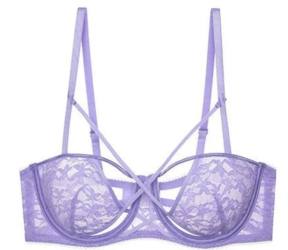 New Arrival French Style Lace Bra Set Female Push Up Underwire Thin Cup Anti Sagging Comfort Lingerie Suit For Everyday Wear Set