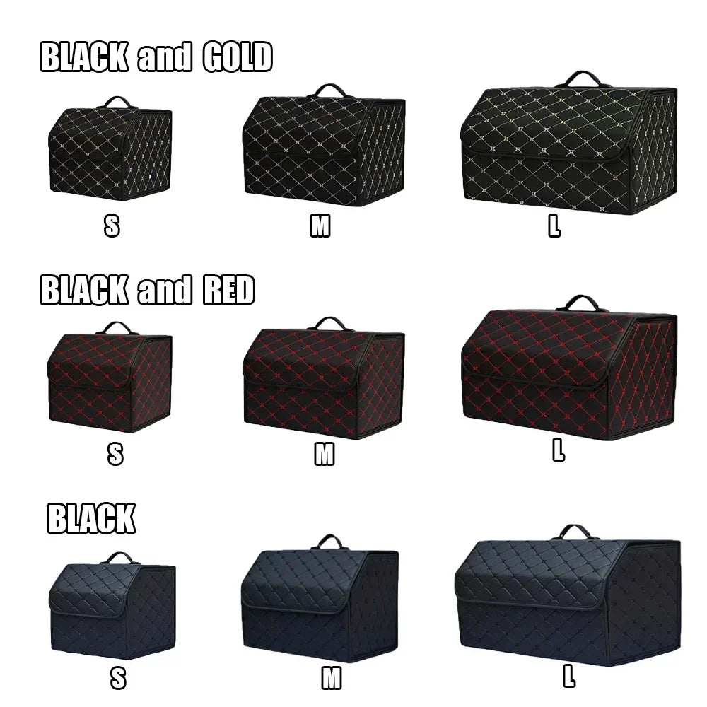 Multipurpose Collapsible Car Trunk Storage Organizer With Lid Portable Car Storage Bag Car Trunk Organizer