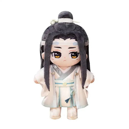 Minidoll Mo Dao Zu Shi Lan Wangji Plush Doll Stuffed Toy Plushies MDZS Grandmaster of Demonic Cultivation Figure Clothes 20cm