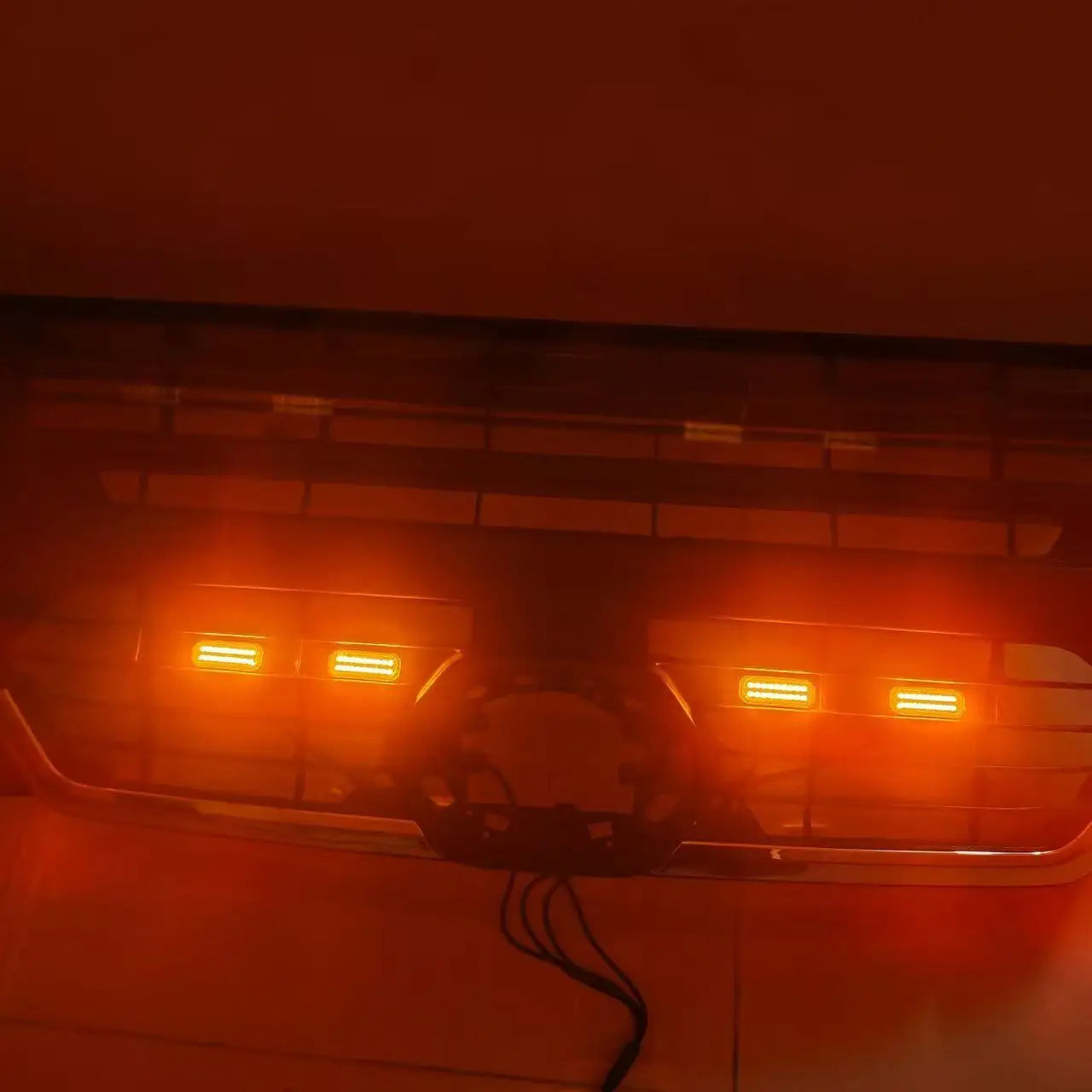 FOR TOYOTA HILUX LED Car Lights Front Grille LED Light Safety Warning Light Harness  Car Accessories LED Signal Lamps
