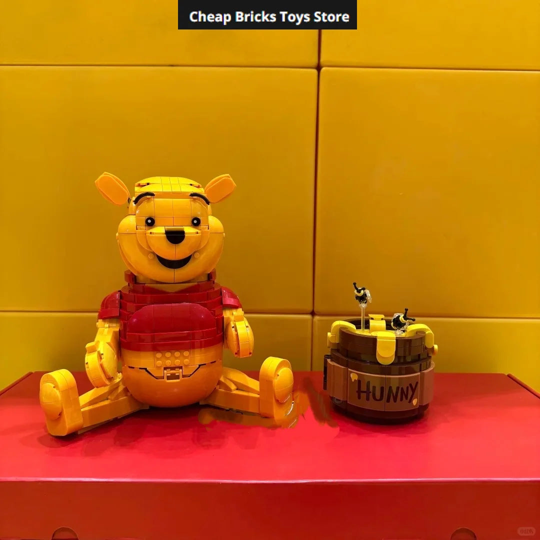 Cheapest New 1399pcs Blocks Compatible Cartoon Movie Bear Trendy Model Birthday Gifts for Toys