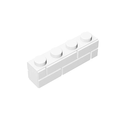 300pcs Bulk Building Blocks Thick wall Figures Bricks 1x4 Dots Educational Creative Size Compatible With 15533 Toy for Children