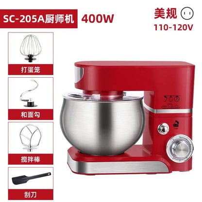 110V/220V Dragon Stand Mixer Small Household Multi-function Dough Kneader Cream Whisker Automatic WWW