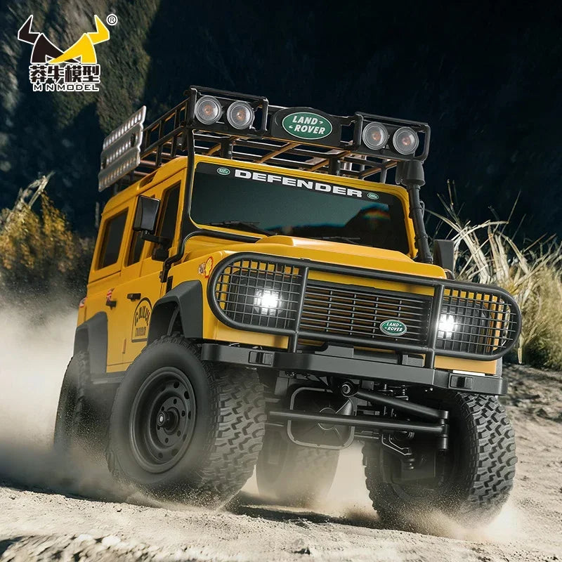 MN111C 1:18 RC Car 4WD Land Rover Defender 2.4G Full Scale Remote Control Car Truck Climbing Off-Road Vehicle Toys for Kid Gift