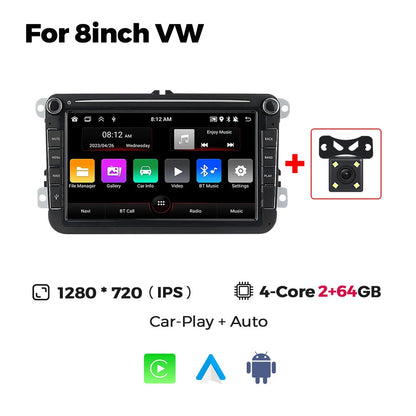 MEKEDE Android Autoradio For Volkswagen Passat b6 b7 golf 5 6 Polo Jetta Skoda Car Radio Multimedia PlayerGPS WiFi RDS Carplay