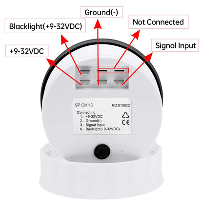 85mm Tachometer 3000RPM With Hourmeter Truck Car Boat Diesel Engine Tacho Meter RPM Gauge M18 / M16 Car Boat Tachometer Sensor