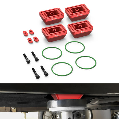 BEVINSEE Aluminum Jack Pads for BMW F30 E82 F34 E90 F10 F32 F11 F20 F01 F34,for Toyota Supra,Replace for 51717123311,51717169981