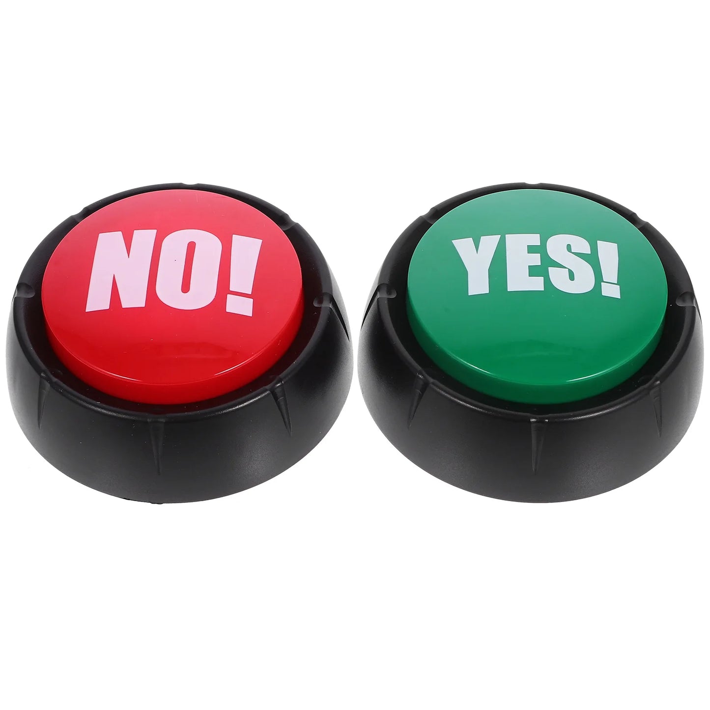 FR Pcs Voice Button Toy Buzzer Sound Office Gifts Yes No Responder Talking Novelty Buttons Luey Noise Maker Prank Big For Office