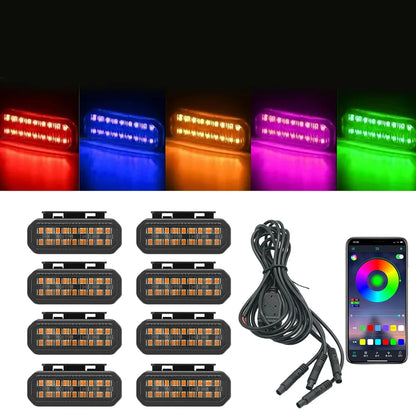 FOR TOYOTA HILUX LED Car Lights Front Grille LED Light Safety Warning Light Harness  Car Accessories LED Signal Lamps