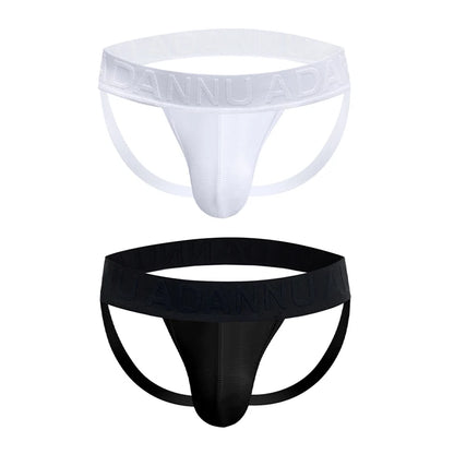 1/2/3PCS Mens Modal Sexy Breathable Quick Dry Sports Hip Lifting Jockstrap T-Back Thongs Bikini Underpants Sissy Panties for Men