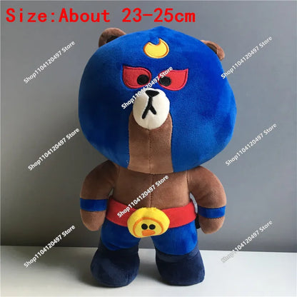 Animation Boys Girls PRIMO Brawler Toy Figures Plushies Leon Spike Shelly Figure Kids Game Toy Figures Birthday Gift