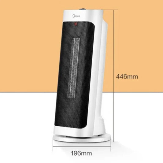 Midea Electric Heater Vertical Stand Heater with Oscillation Function Portable Mini Heating Fan for Bedroom HFY20J 220V