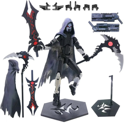 Hot 13 Action Figure Dummy Death Swordsman Titan 13 Action Figures T13 Multi-Jointed Movable Lucky 13 Action Figure Nova Gift