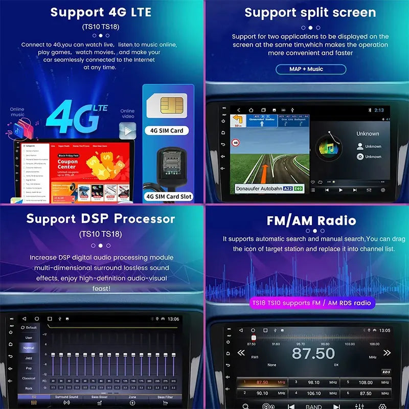 Car Radio Android 15 For Honda Civic 8 FK FN FD 2005 - 2012 RHD Multimedia Player Navigation GPS Carplay Stereo BT Head Unit DSP