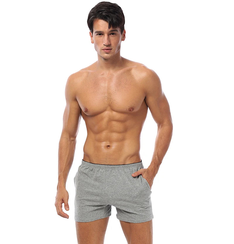 1/2/4 PCS ORLVS Boxer Men Underwear Cotton Pouch Boxershorts Sleep Men Underpants Panties For Swim Or Boxers Shorts With Pocket