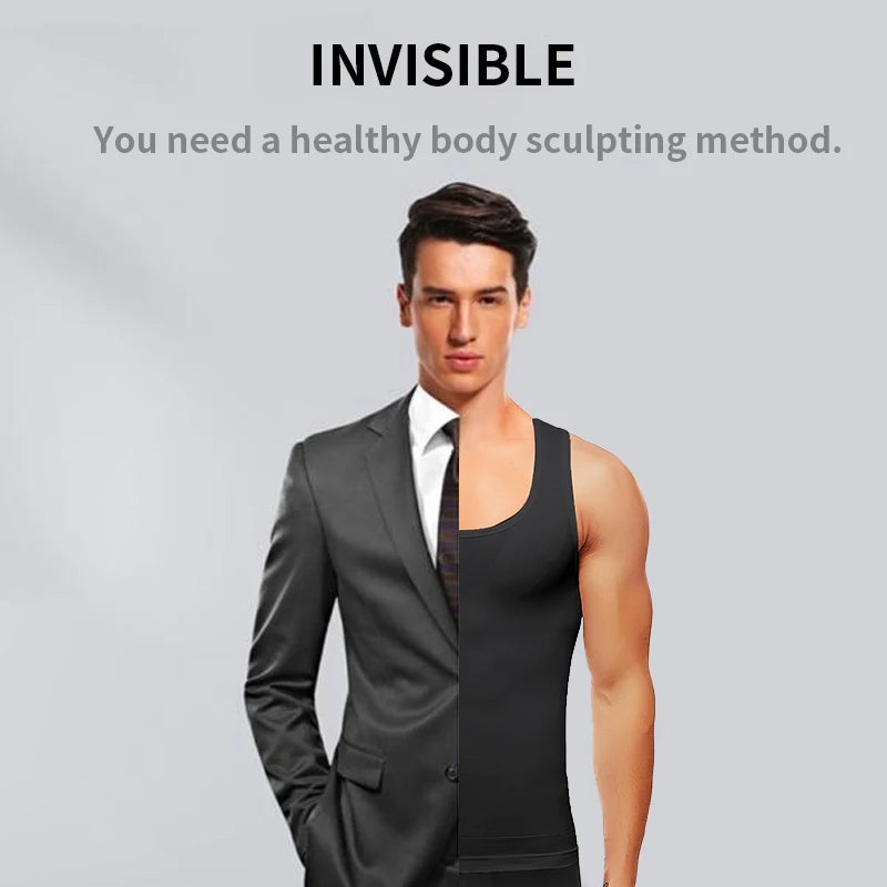 Men's Slimming Body Shapewear Corset Vest Compression Abdomen Tummy Belly Control Waist Cincher Corset Body Shapewear