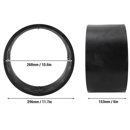 Go Kart Tire Sleeve PVC Material 11X7.10-5 Easy Installation Smoother Ride Sturdy Design Less Traction