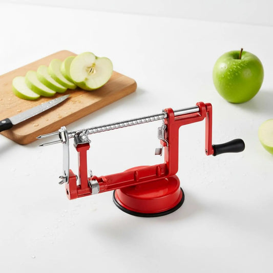 Apple Peeling Tool Cutter Corer Multi Function 3 in 1 Apple Peeling Tool Food Prep Gear Hand Crank Kitchen Tool Easy to Use