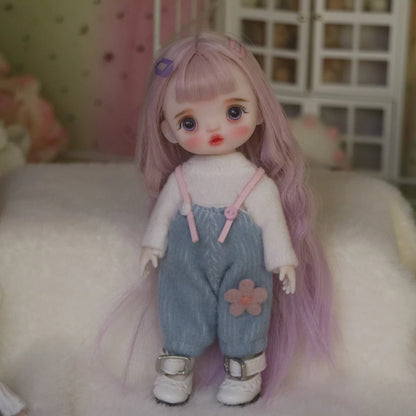 Original Bjd Diy Dress Up Doll 1/8 Joint Mobility Fashion Princess Doll 3d True Eye Girl.S Birthday Full Set Accessories Gift