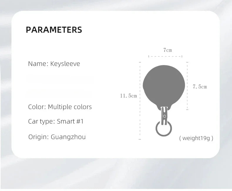 For Mercedes-Benz SMART Elf Key Set 1 Barbos Smart Car Ring Top Grade Car Key Case Accessories