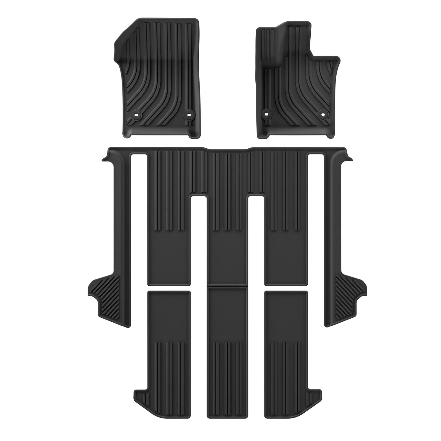 Right Drive for Toyota ALPHARD40 AH40 40 Series 2024 TPE All-weather Floor Mats Trunk Pad Anti-slip Cargo Liner Car Accessories