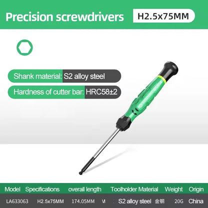 LAOA 1pcs precision screwdriver SL1.0-4.0 screwdriver phillips mini screwdriver phillips screwdriver plum blossom T5-T20