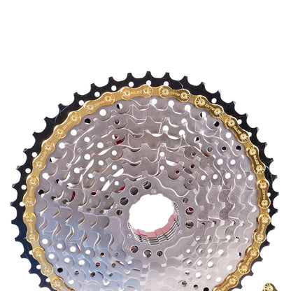 ZTTO MTB Road 10 Speed Bike Chain Silver Gold Rainbow SL SLR 10s Bicycle Power Lock High Quality 116 Links 10v Current