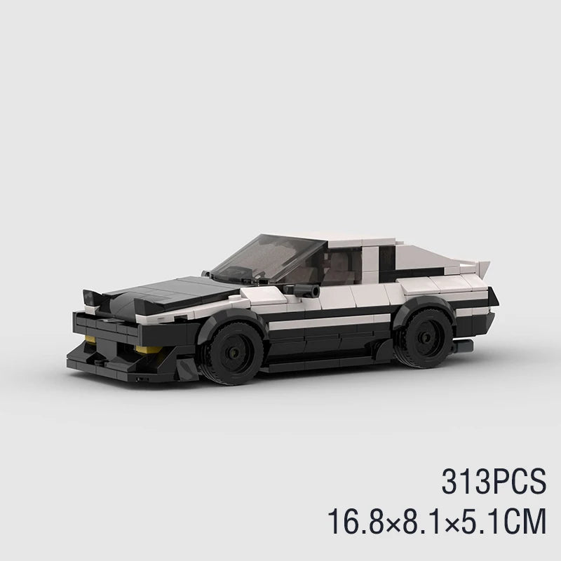 MOC Speed Car Miata MX-5 NA M3 Super Race Sport Vehicle Model Building Block Technical Racing Brick Toy Christmas Gift City