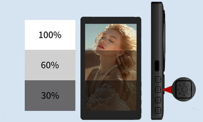 Magnetic Phone Vlog Selfie Monitor Screen, Wireless Back Camera Monitor for Live Streaming & Video Recording, iPhone & Android