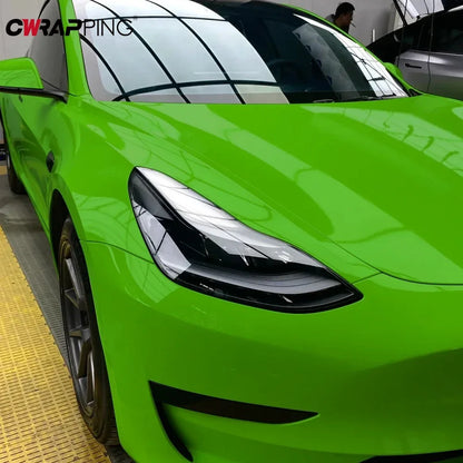 145cm Roof Car Foiling Door Accessories Large Size Glossy Auto Protective Film Hood Automotive Vinyl Wrap Green Car Body Films